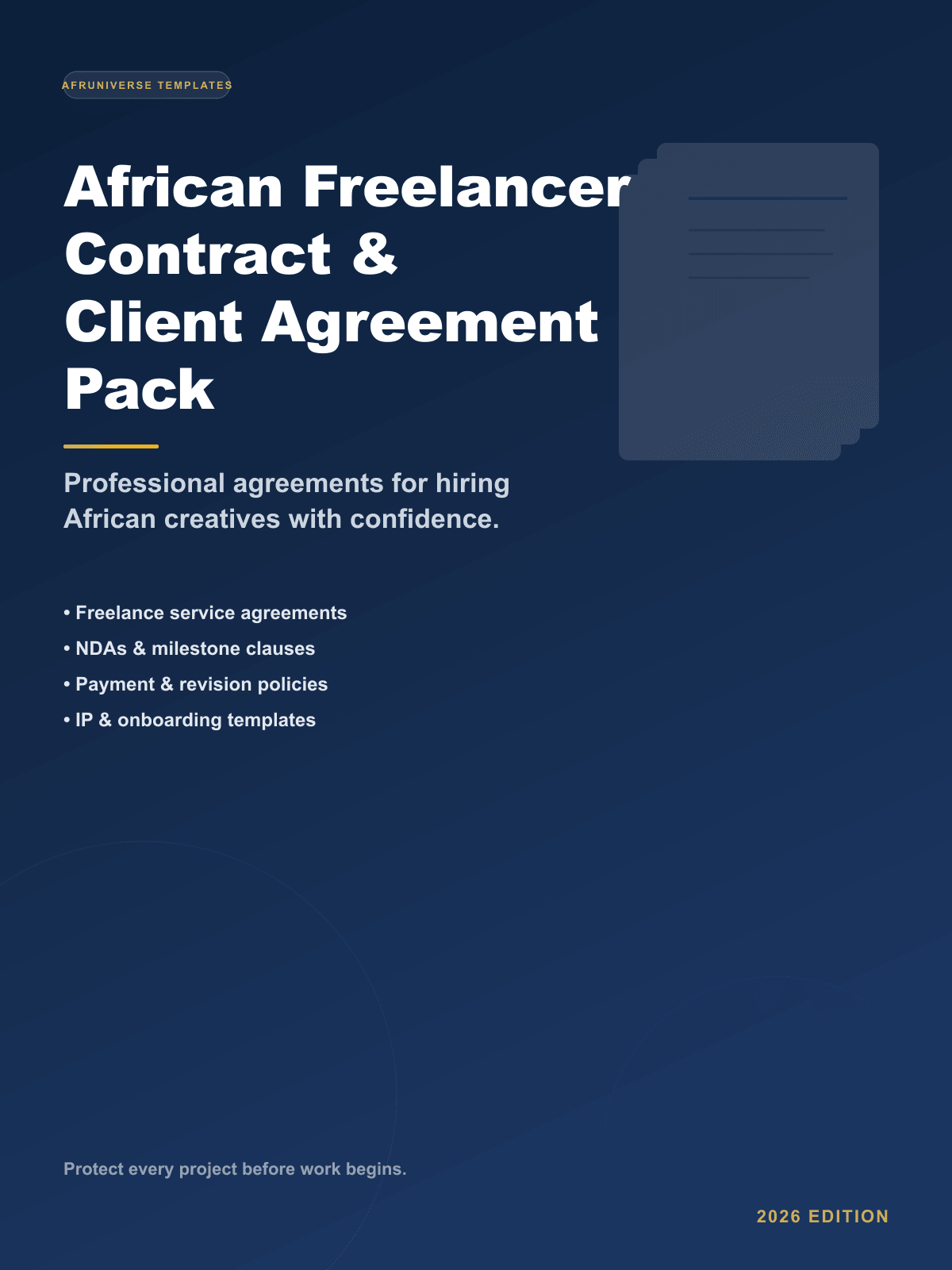 African Freelancer Contract & Client Agreement Pack (2026 Edition)