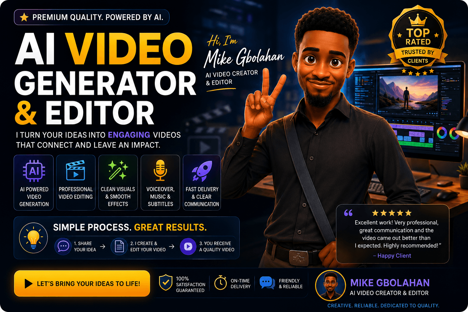 AI Video Animation Gen & Edit