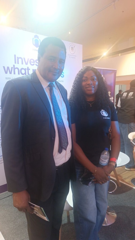 At the i-invest stand, Nigeria Fintech Week 2026